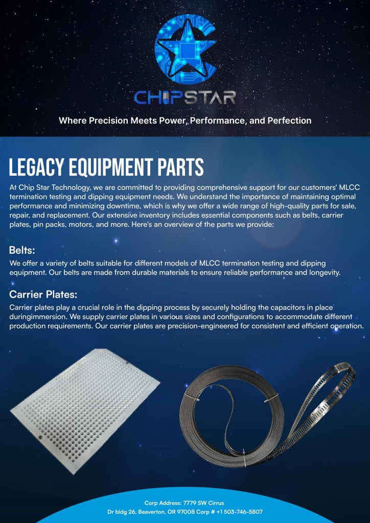 Parts – ChipStar Technology