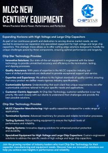 Cap Equipment – ChipStar Technology